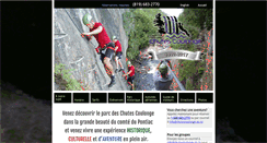 Desktop Screenshot of chutescoulonge.qc.ca