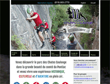 Tablet Screenshot of chutescoulonge.qc.ca